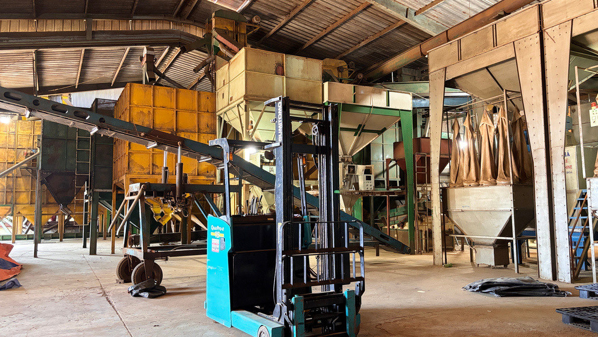 Coffee processing line